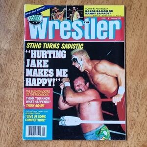 The Wrestler 1993 Magazine Jake Roberts STING Randy Savage RAZOR Ramon